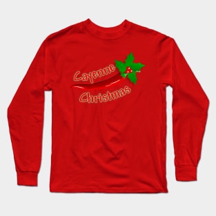 Hot Pepper Merry Christmas Long Sleeve T-Shirt